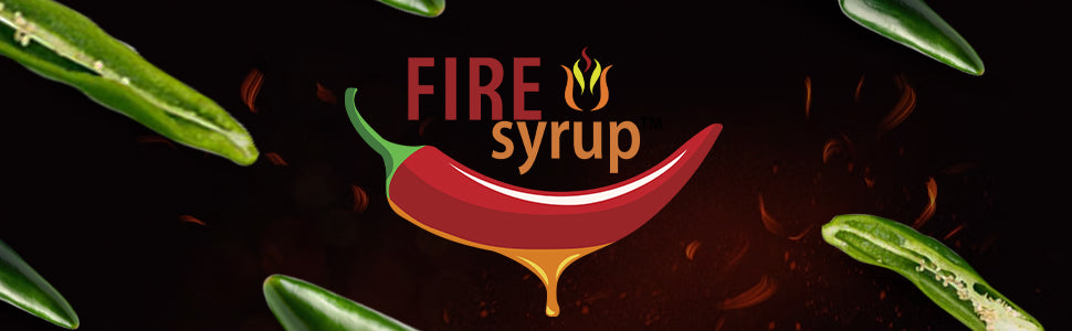 Fire Syrup - Jalapeno Infused Simple Syrup - 8 oz. Bottle